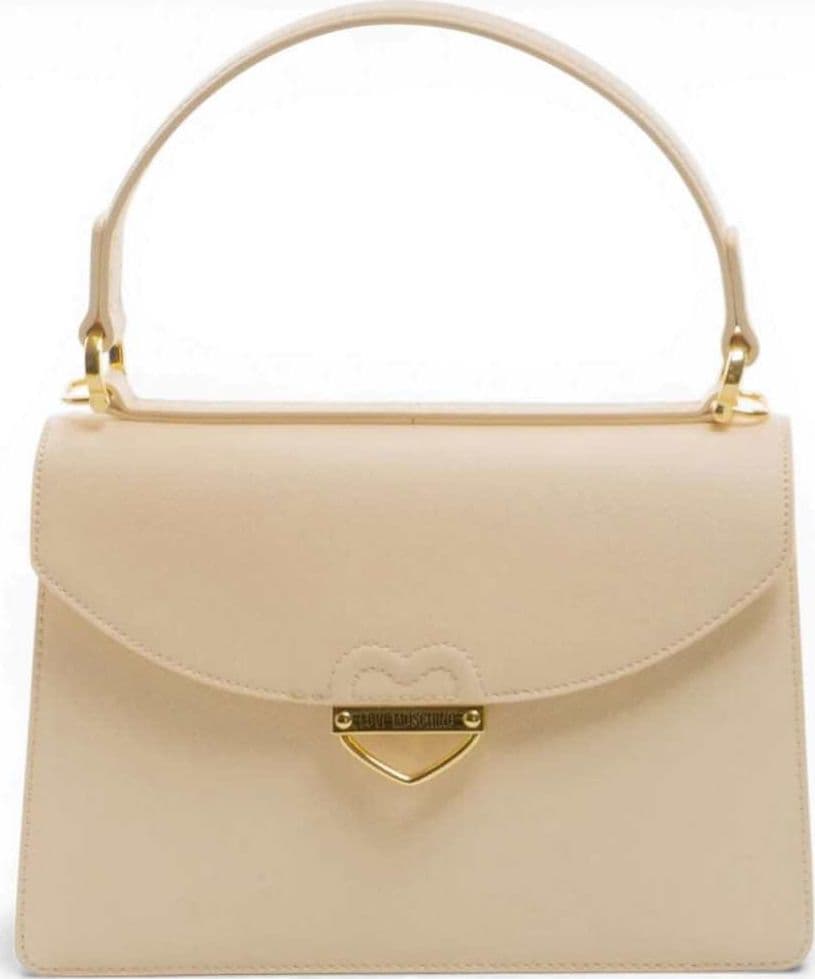 Love Moschino  Borsa a mano Logo Zip Donna Avorio in Eco-pelle - 2