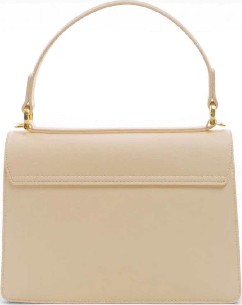 Love Moschino  Borsa a mano Logo Zip Donna Avorio in Eco-pelle - 6