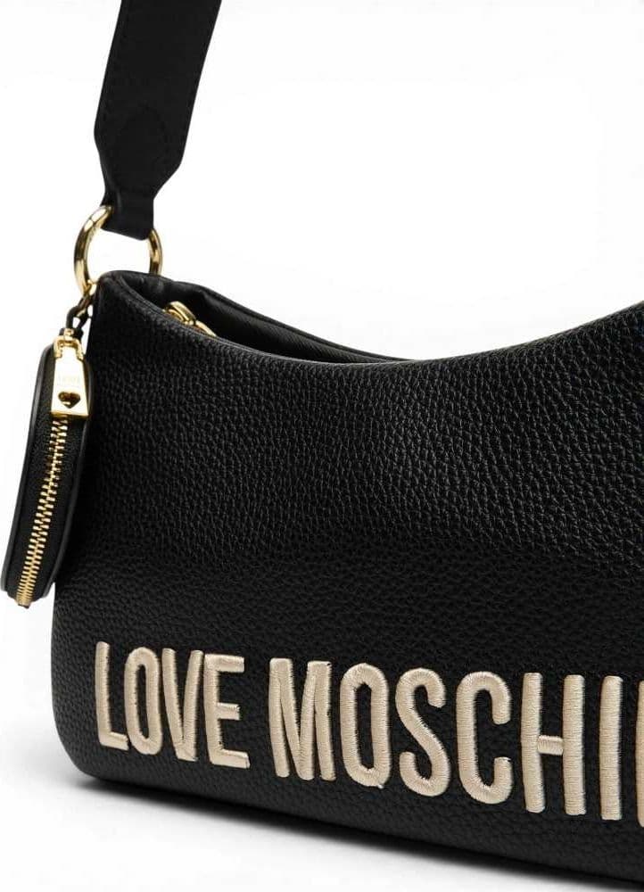 Love Moschino  Borsa a spalla Grs Donna Nero in Eco-pelle - 4