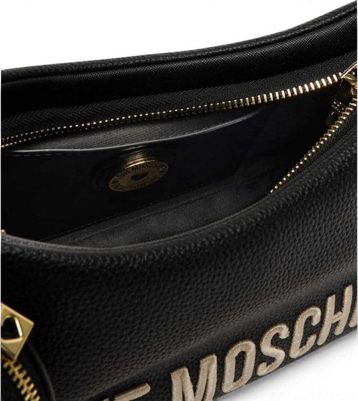 Love Moschino  Borsa a spalla Grs Donna Nero in Eco-pelle - 7
