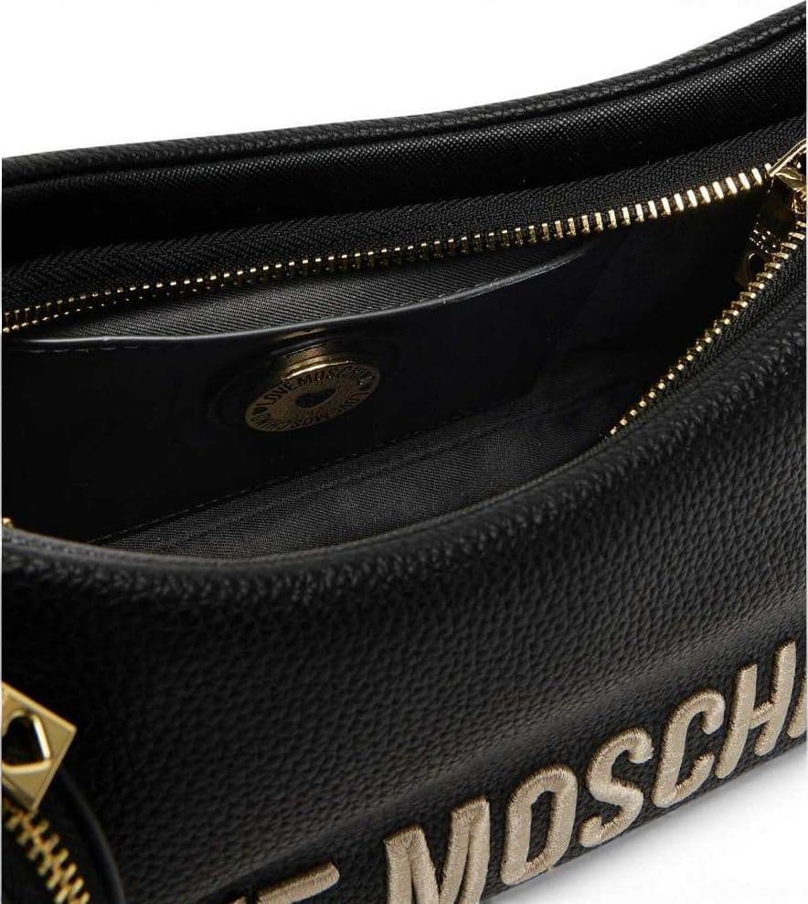 Love Moschino  Borsa a spalla Grs Donna Nero in Eco-pelle - 8