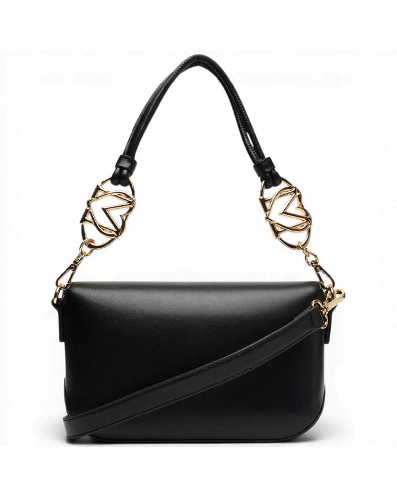 Love Moschino  Borsa a spalla Logo Pearl Donna Nero in Eco-pelle - 5