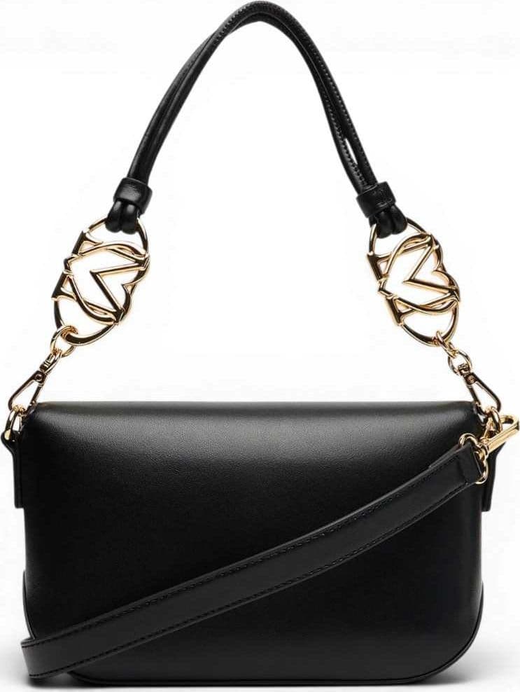 Love Moschino  Borsa a spalla Logo Pearl Donna Nero in Eco-pelle - 6