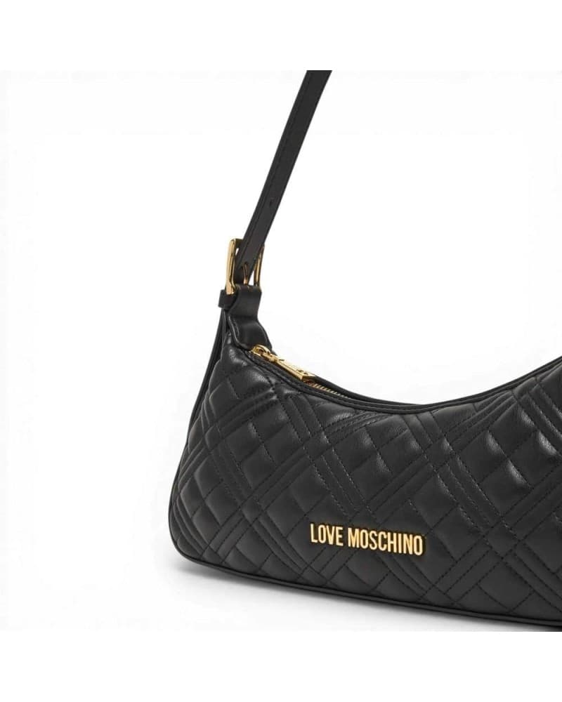 Love Moschino  Borsa a spalla Quilted Donna Nero in Eco-pelle - 3