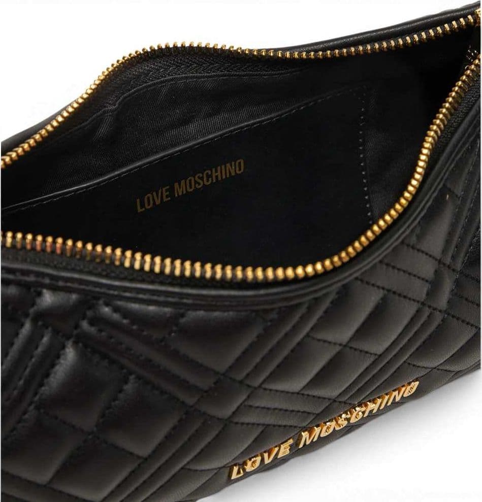 Love Moschino  Borsa a spalla Quilted Donna Nero in Eco-pelle - 8