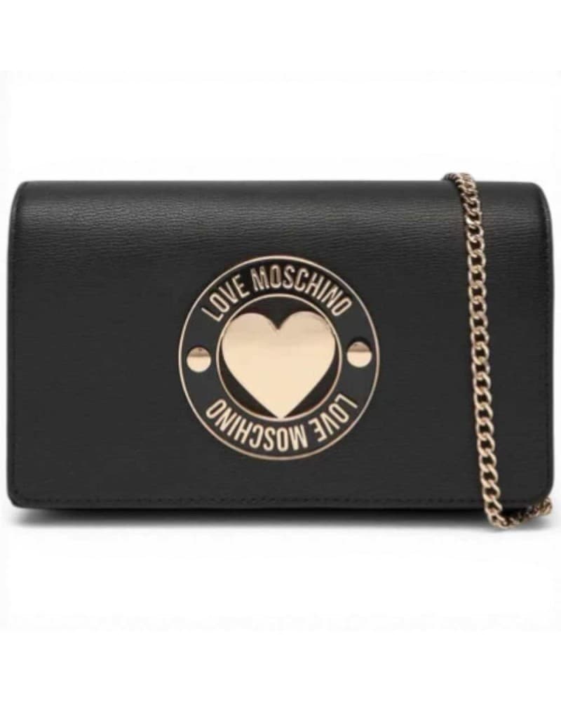 Love Moschino  Borsa a tracolla Daily Love Donna Nero in Eco-pelle - 9