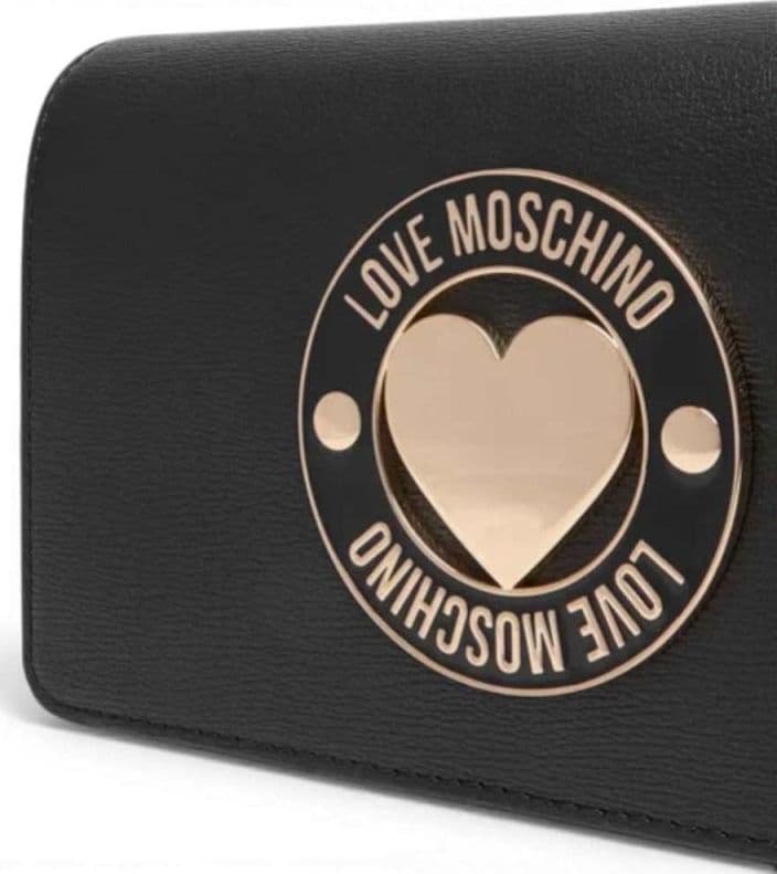 Love Moschino  Borsa a tracolla Daily Love Donna Nero in Eco-pelle - 3