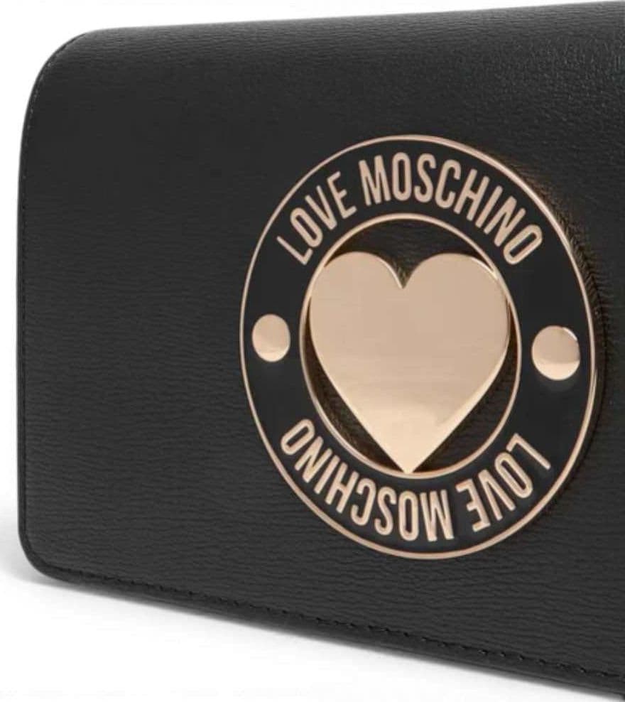Love Moschino  Borsa a tracolla Daily Love Donna Nero in Eco-pelle - 4