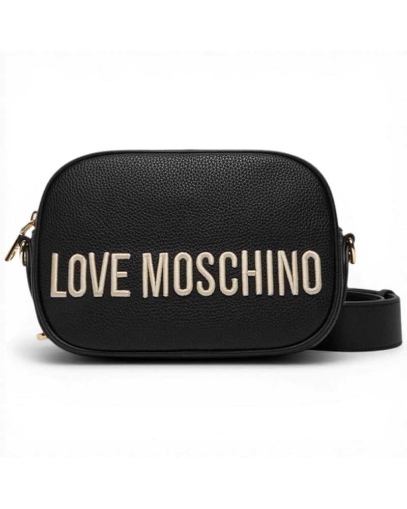 Love Moschino  Borsa a tracolla Grs Donna Nero in Eco-pelle - 9