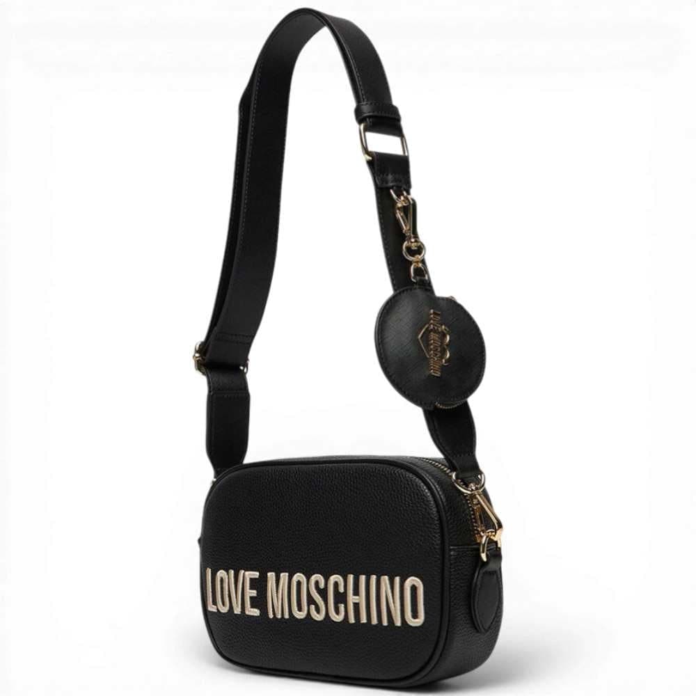 Love Moschino  Borsa a tracolla Grs Donna Nero in Eco-pelle - 8