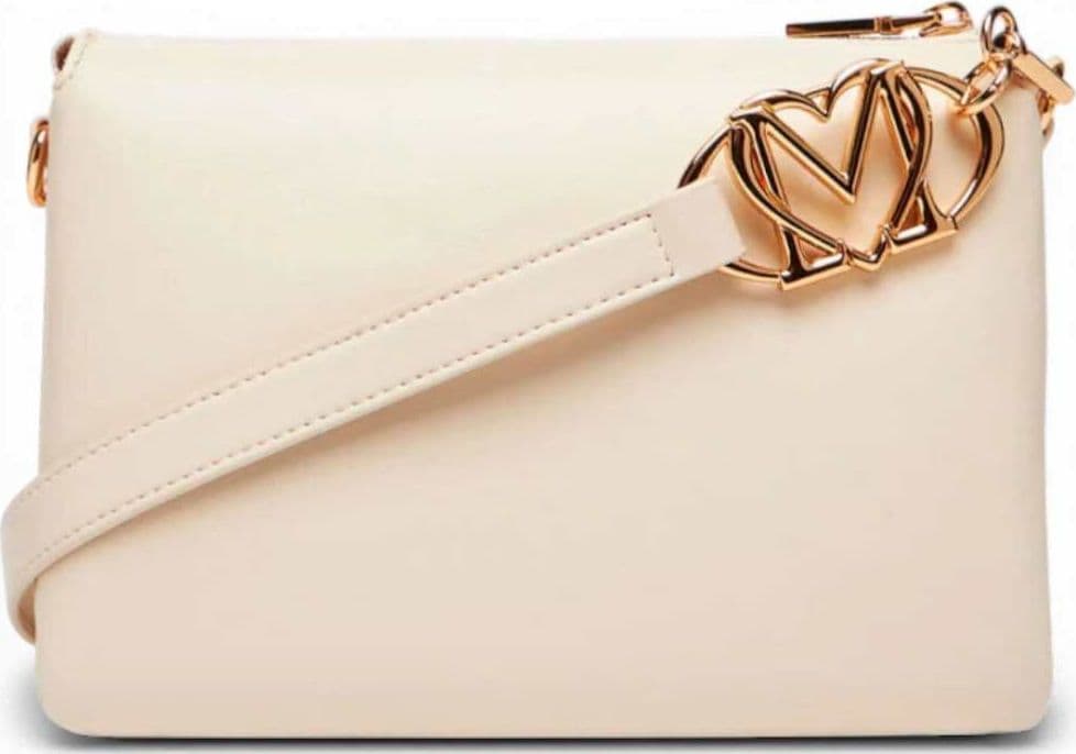 Love Moschino  Borsa shopping Logo Pearl Donna Avorio in Eco-pelle - 4