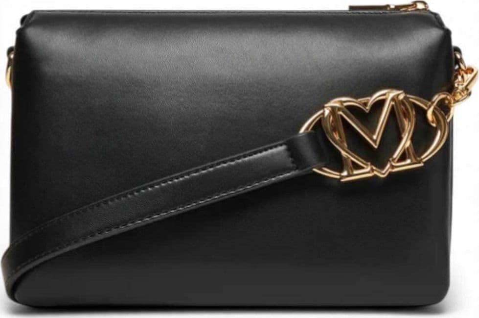 Love Moschino  Borsa shopping Logo Pearl Donna Nero in Eco-pelle - 4