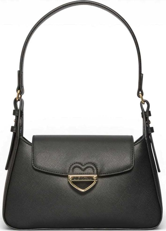 Love Moschino  Borsa shopping Logo Zip Donna Nero in Eco-pelle - 2