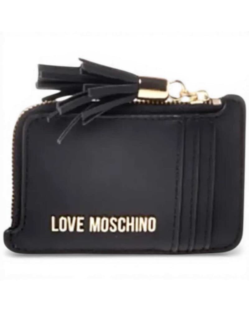Love Moschino  Portacarte Grs Donna Nero in Eco-pelle - 9