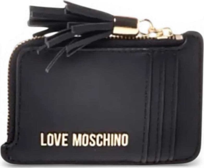 Love Moschino  Portacarte Grs Donna Nero in Eco-pelle - 7