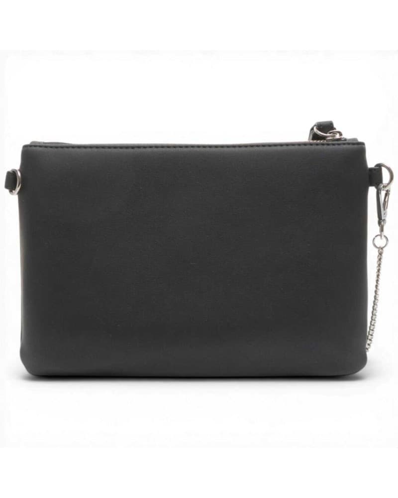 Love Moschino  Pochette Signature Love Donna Nero in Eco-pelle - 5