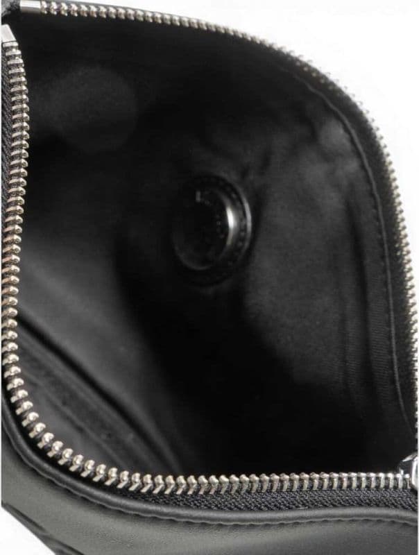 Love Moschino  Pochette Signature Love Donna Nero in Eco-pelle - 7