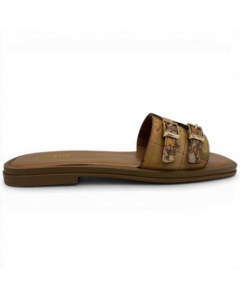 ALVIERO MARTINI 1 CLASSE Alviero Martini 1 Classe Slipper Geo Classic Donna Naturale Taglia 35 - 5