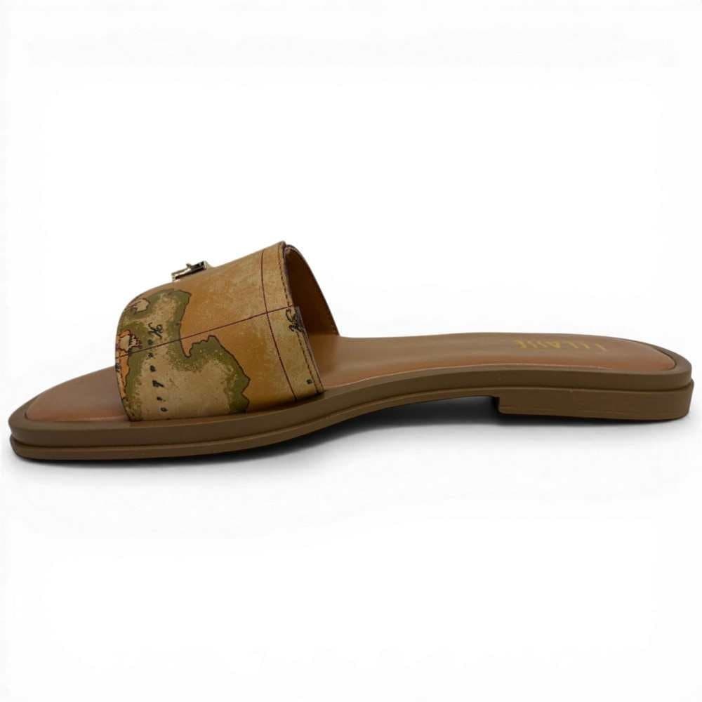 ALVIERO MARTINI 1 CLASSE Alviero Martini 1 Classe Slipper Geo Classic Donna Naturale Taglia 36 - 8