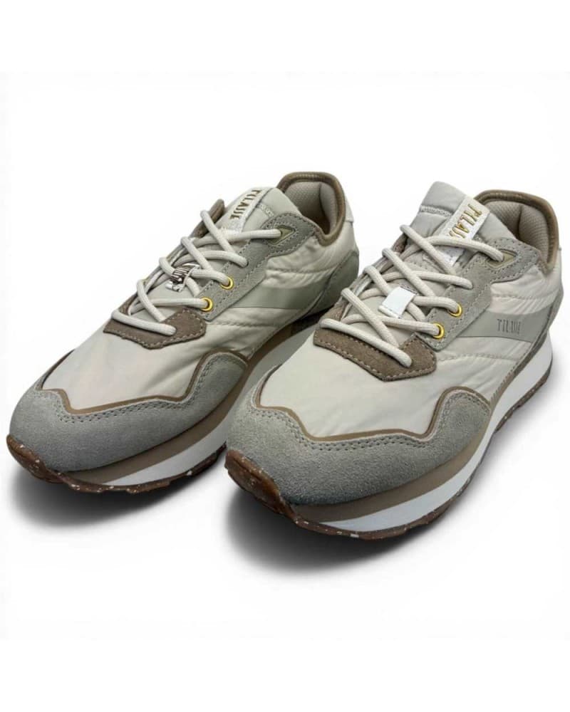 ALVIERO MARTINI 1 CLASSE Alviero Martini 1 Classe Sneaker Geo Classic Donna Sabbia in Tessuto e Pelle Taglia 35 - 9
