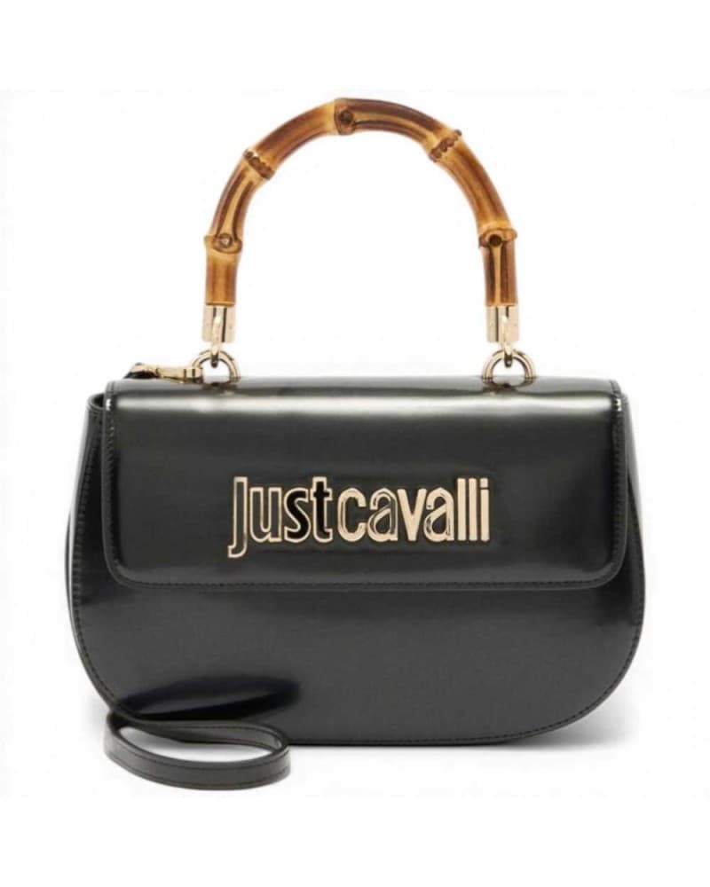 JUST CAVALLI Just cavalli Borsa a spalla Bamboo Donna Nero in Similpelle - 9