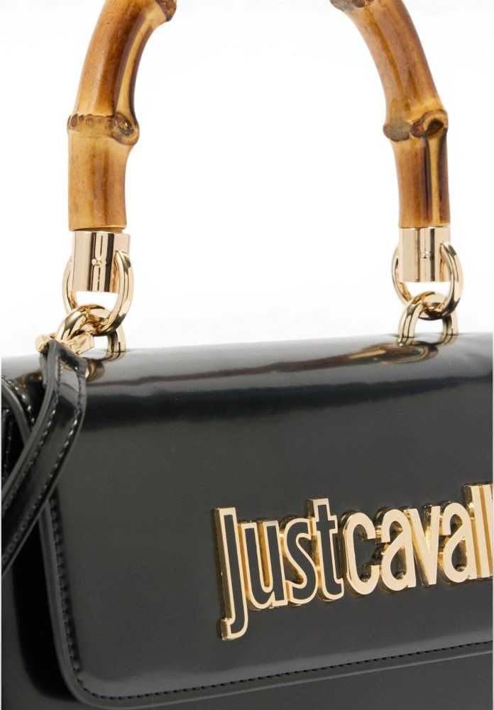 JUST CAVALLI Just cavalli Borsa a spalla Bamboo Donna Nero in Similpelle - 8