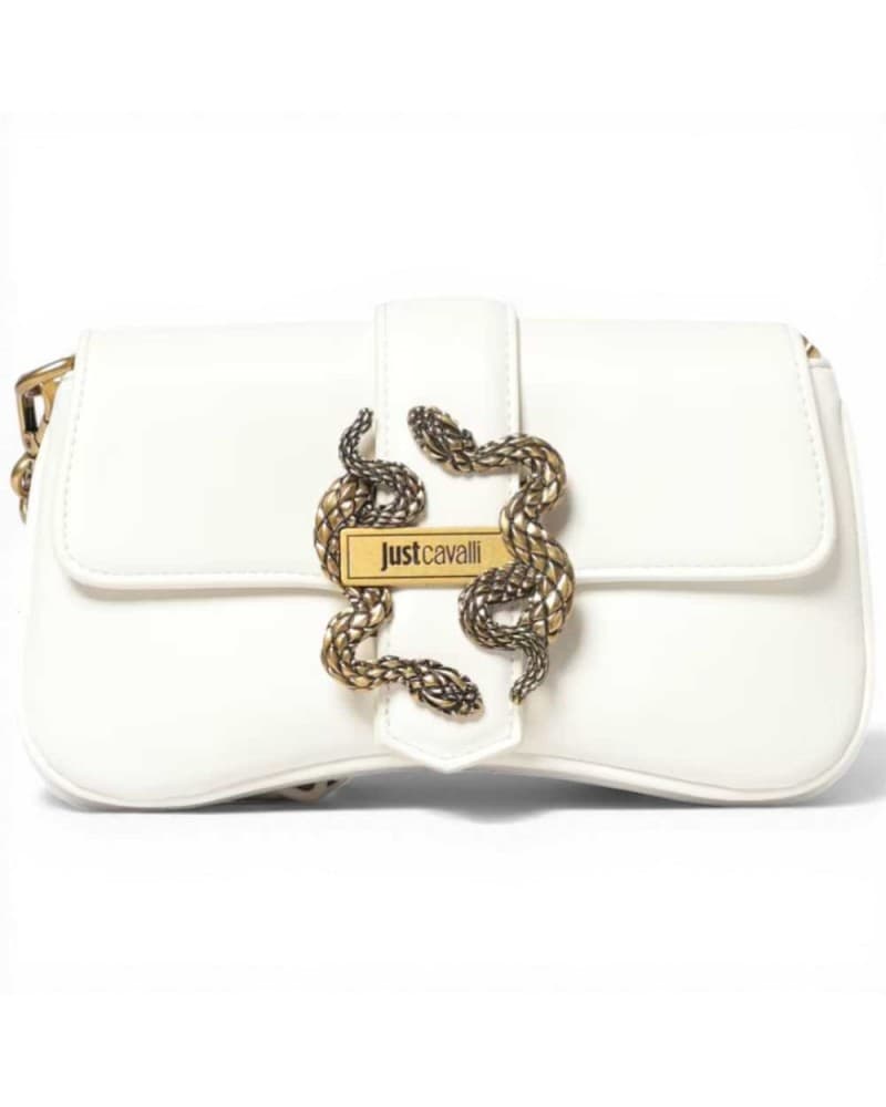 JUST CAVALLI Just cavalli Borsa a tracolla Iconic Snakes Donna Bianco in Similpelle - 7