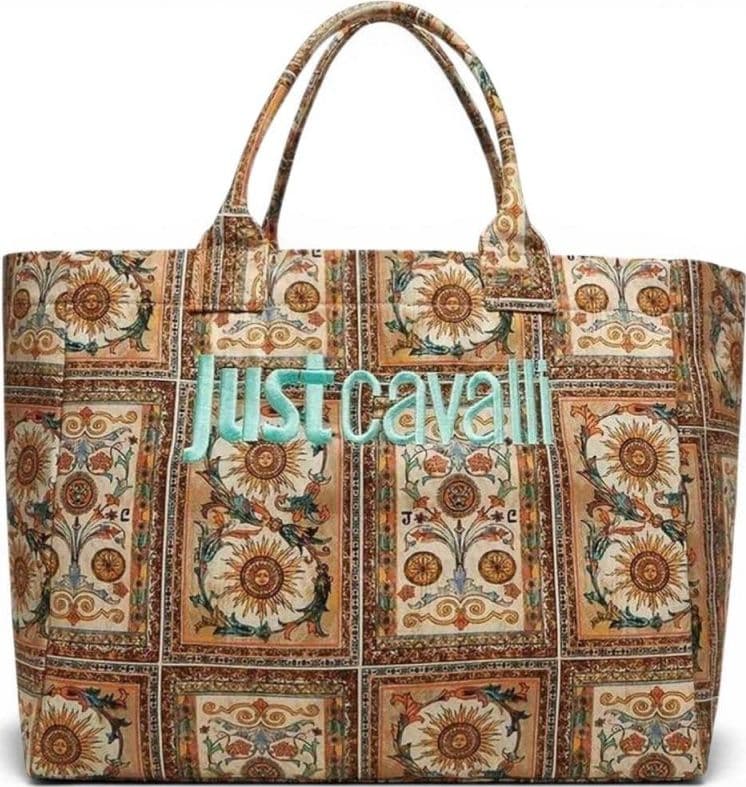 JUST CAVALLI Just cavalli Borsa shopping Beach Capsule Donna Multicolore in Canvas