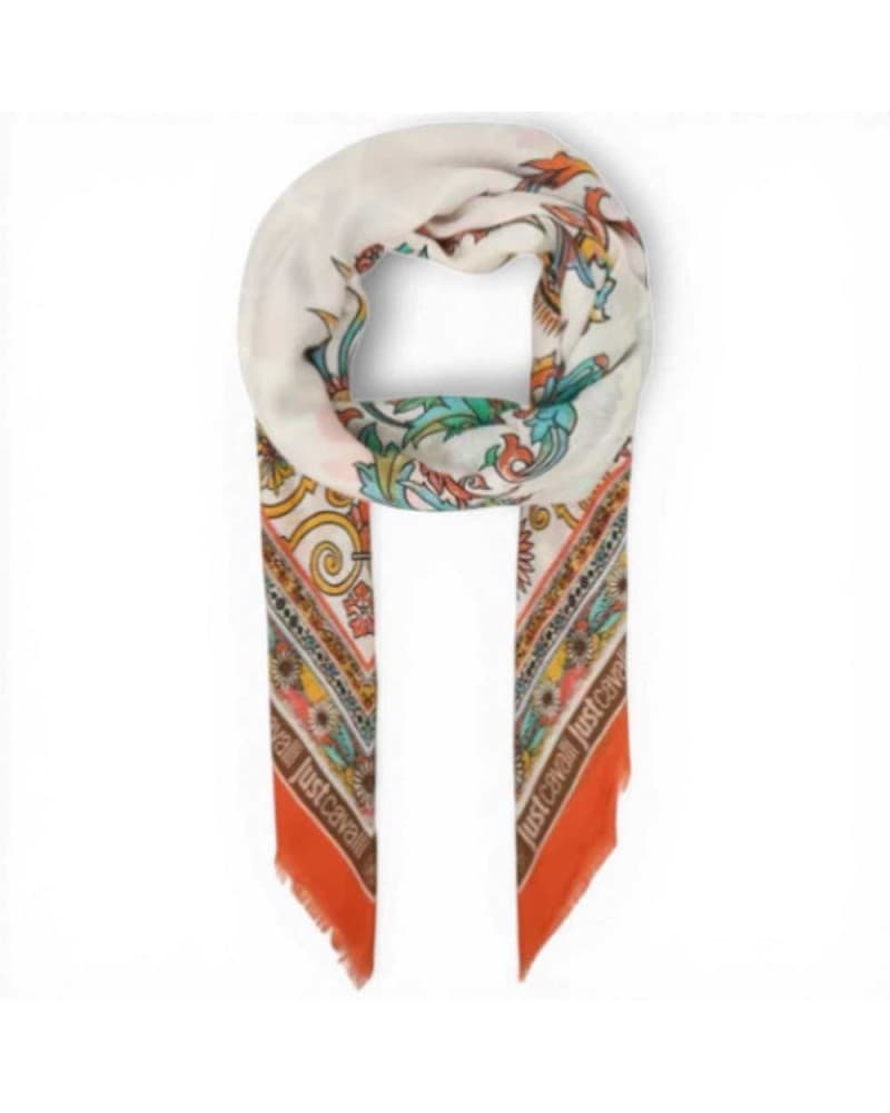 JUST CAVALLI Just cavalli Pashmina JC Print Seasonal Donna Multicolore in Modal - 7