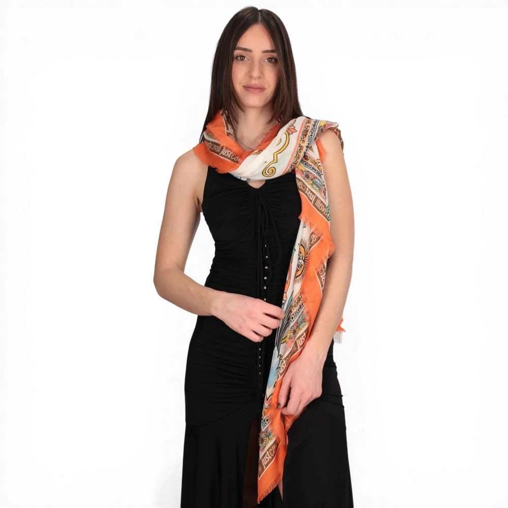 JUST CAVALLI Just cavalli Pashmina JC Print Seasonal Donna Multicolore in Modal - 6