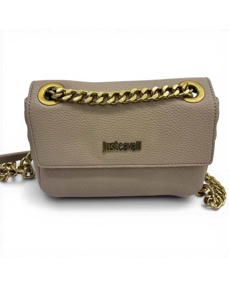JUST CAVALLI Just cavalli Borsa a tracolla Foulard Eyelets Donna Naturale in Similpelle - 3