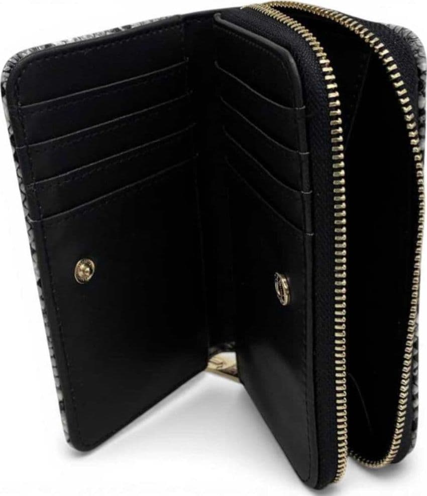 JUST CAVALLI Just cavalli Portafoglio Bamboo Donna Bianco/Nero in Similpelle Pitonata - 6