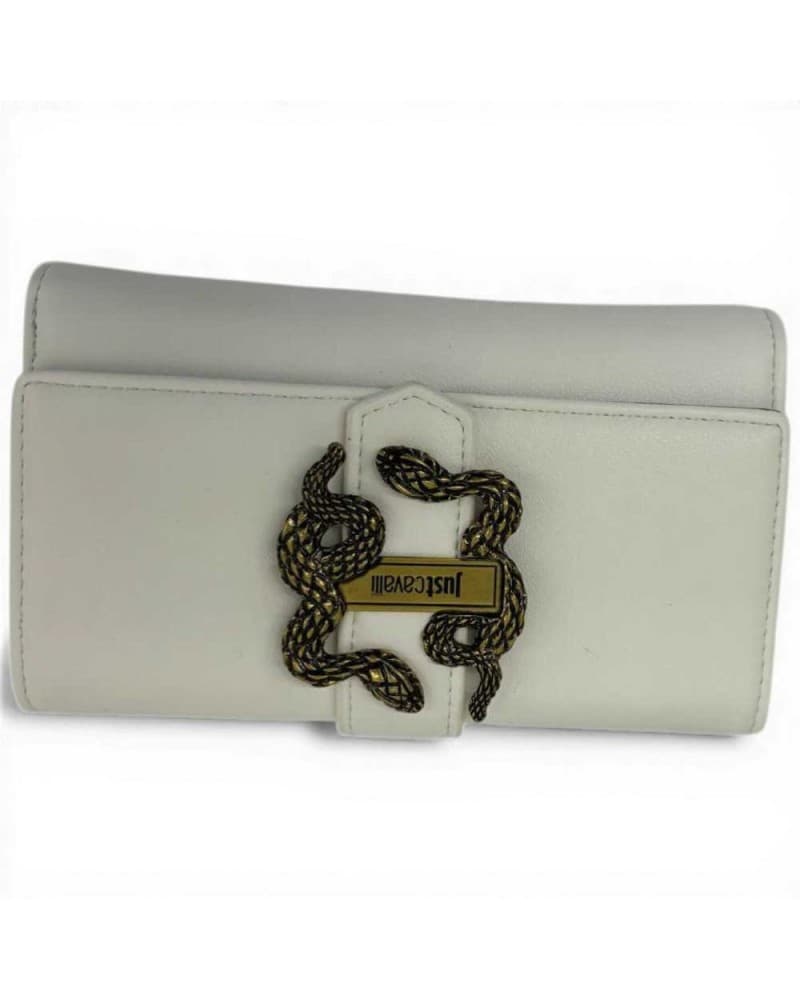 JUST CAVALLI Just cavalli Portafoglio Iconic Snakes Donna Bianco in Similpelle - 7