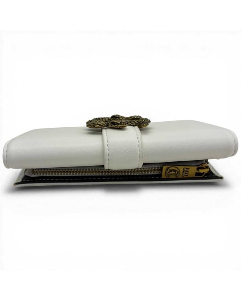 JUST CAVALLI Just cavalli Portafoglio Iconic Snakes Donna Bianco in Similpelle - 3