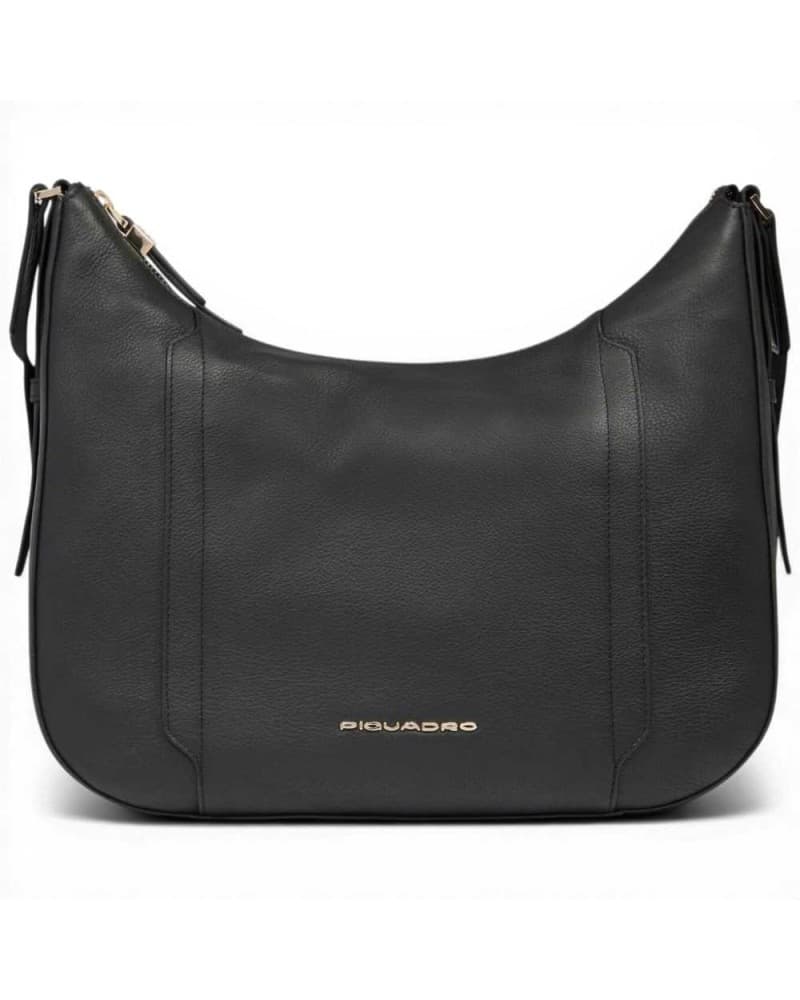 PIQUADRO Piquadro Borsa a tracolla W92 Donna Nero in Pelle con Porta iPad mini - 9