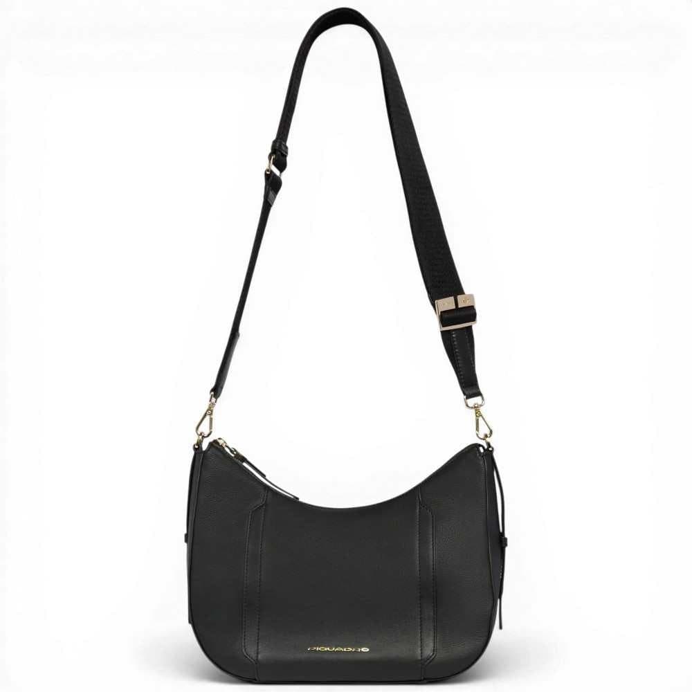 PIQUADRO Piquadro Borsa a tracolla W92 Donna Nero in Pelle con Porta iPad mini - 8