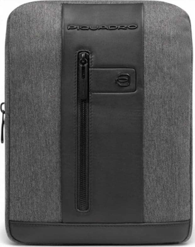 PIQUADRO Piquadro Borsello BR2 Uomo Verde in Tessuto Riciclato e Pelle con Porta iPad - 3