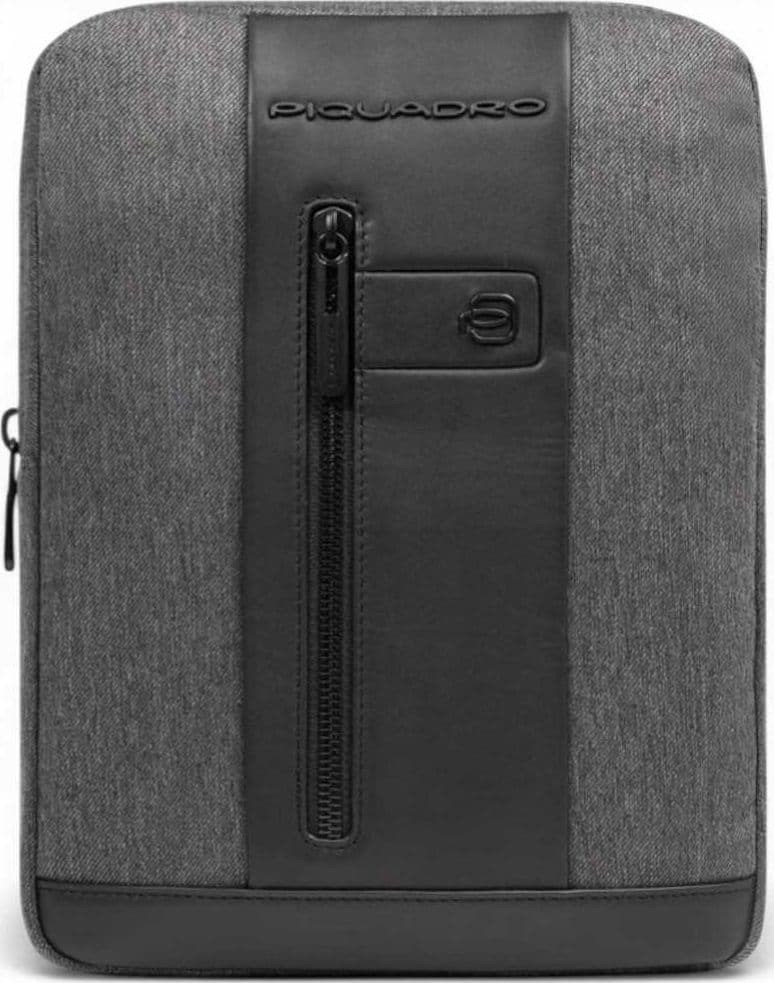 PIQUADRO Piquadro Borsello BR2 Uomo Verde in Tessuto Riciclato e Pelle con Porta iPad - 2