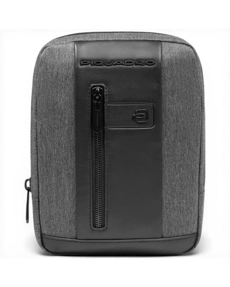 PIQUADRO Piquadro Borsello BR2 Uomo Verde in Tessuto Riciclato e Pelle con Porta iPad mini - 9