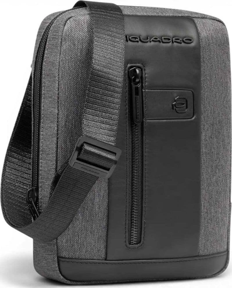 PIQUADRO Piquadro Borsello BR2 Uomo Verde in Tessuto Riciclato e Pelle con Porta iPad mini - 4