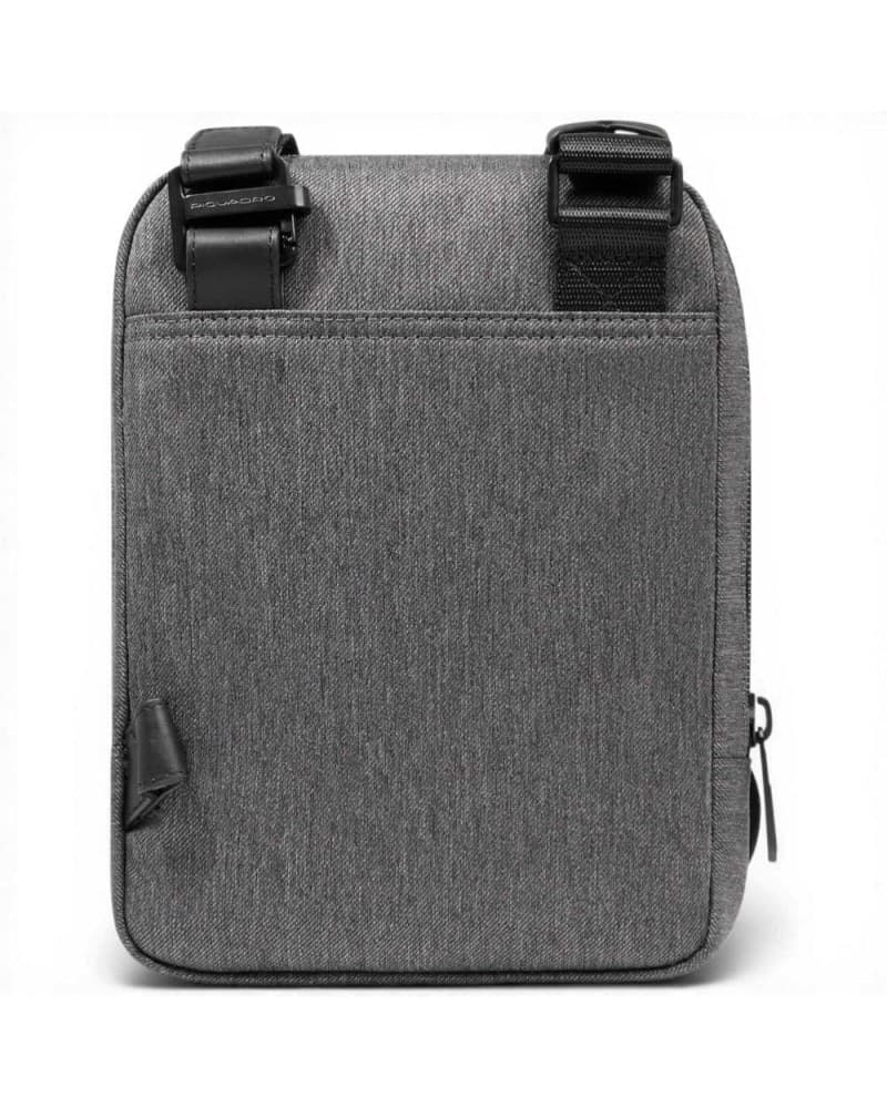 PIQUADRO Piquadro Borsello BR2 Uomo Verde in Tessuto Riciclato e Pelle con Porta iPad mini - 5