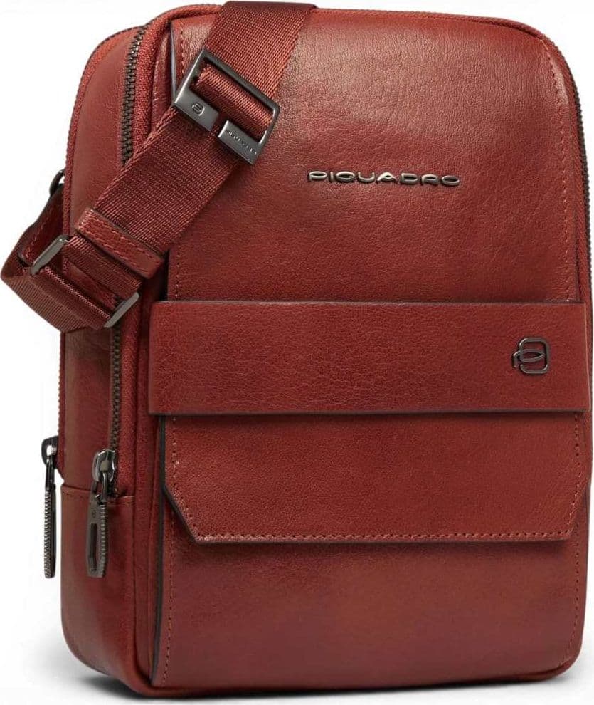 PIQUADRO Piquadro Borsello S141 Uomo Cuoio in Pelle con Porta iPad mini - 4