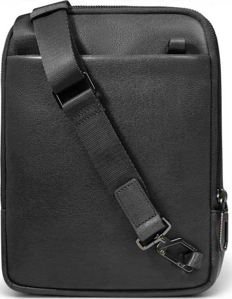 PIQUADRO Piquadro Borsello S141 Uomo Nero in Pelle con Porta iPad mini - 6
