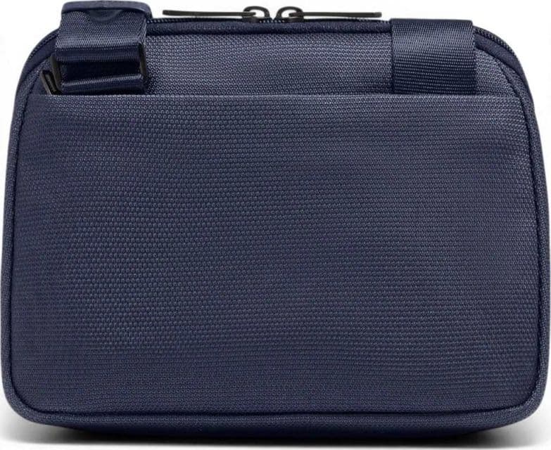 PIQUADRO Piquadro Borsello S143 Unisex Blu in Pelle e Tessuto Orizzontale - 5