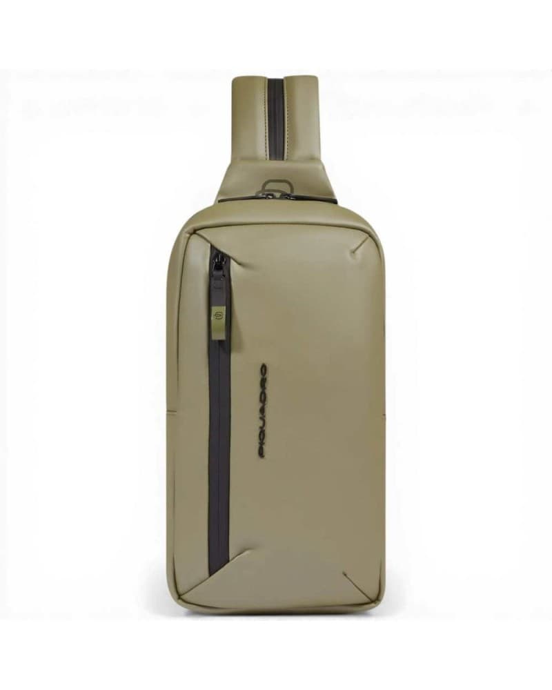PIQUADRO Piquadro Monospalla C2OW Unisex Verde Water-Resistant con Porta iPad mini - 9