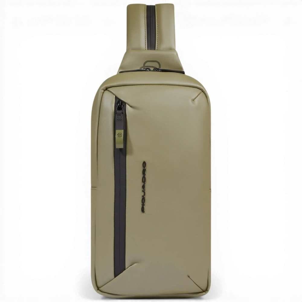 PIQUADRO Piquadro Monospalla C2OW Unisex Verde Water-Resistant con Porta iPad mini - 2
