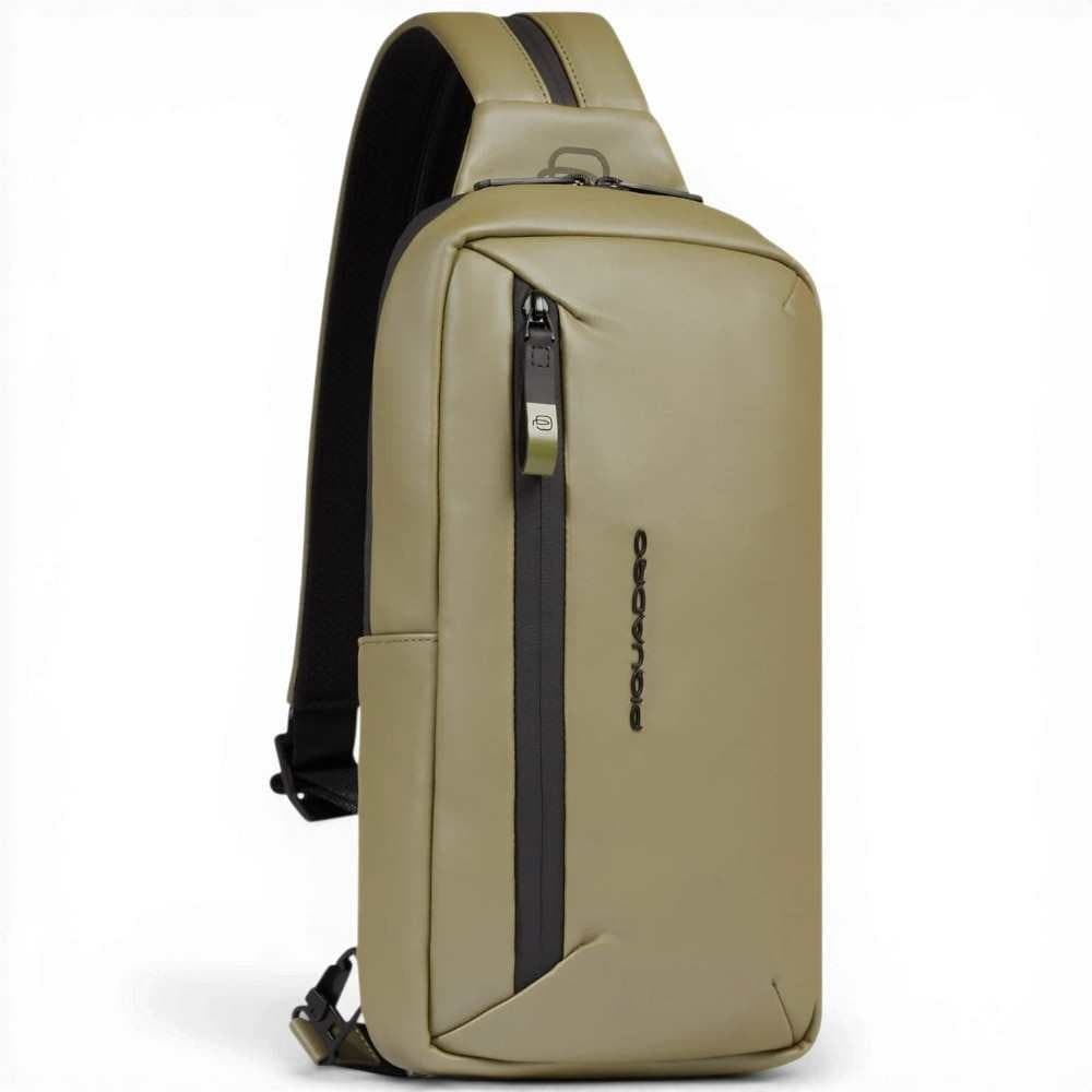 PIQUADRO Piquadro Monospalla C2OW Unisex Verde Water-Resistant con Porta iPad mini - 4