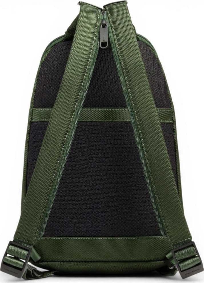 PIQUADRO Piquadro Monospalla S143 Unisex Verde in Pelle e Tessuto con Porta iPad mini - 8