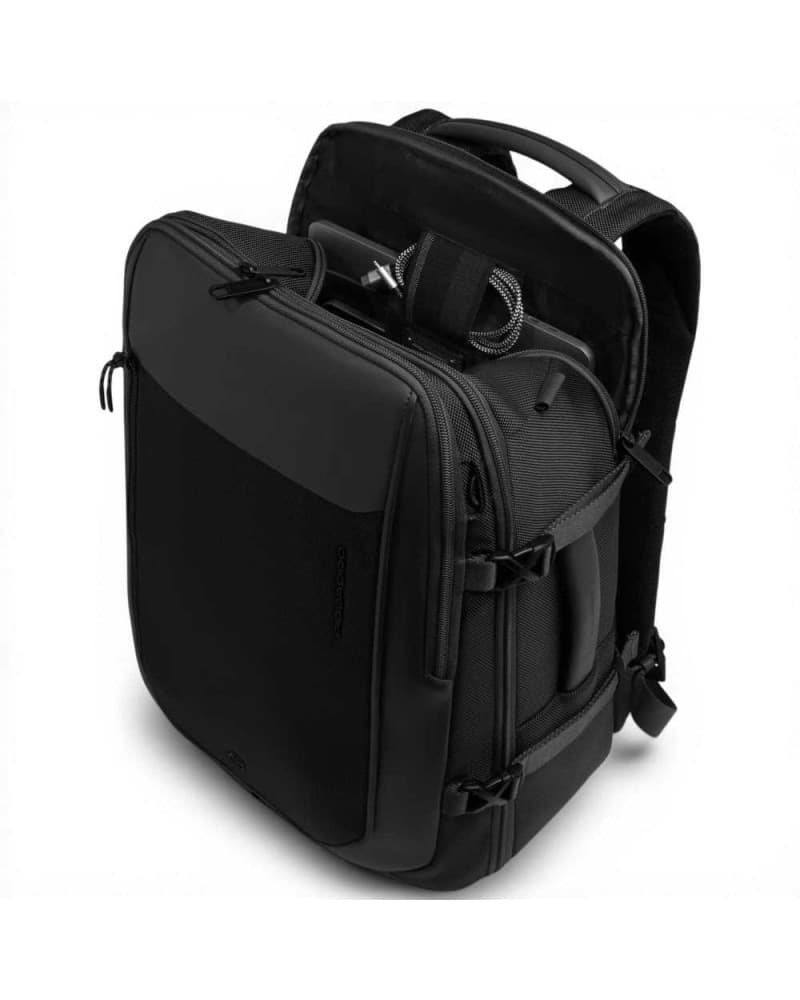 PIQUADRO Piquadro Zaino Bagmotic Pro Unisex Nero in Pelle e Tessuto con Porta PC 15.6'' e iPad - 5