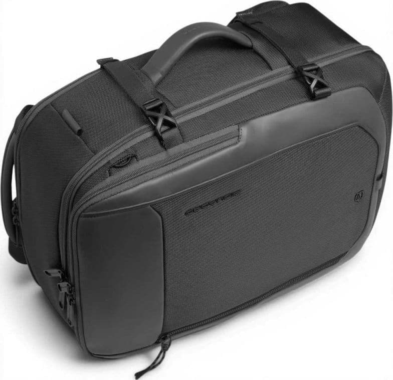PIQUADRO Piquadro Zaino Bagmotic Pro Unisex Nero in Pelle e Tessuto con Porta PC 15.6'' e iPad - 7